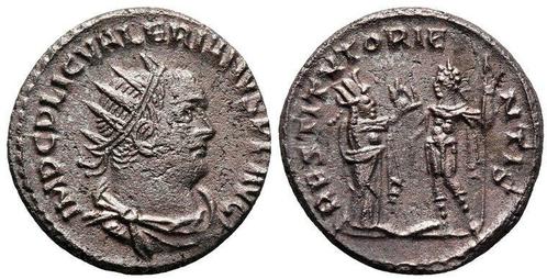 Ad 253-260 n Chr Valerian I ad 253-260 Antoninianus 19mm,..., Timbres & Monnaies, Monnaies & Billets de banque | Collections, Envoi
