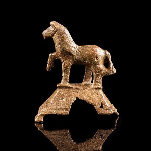 Romain antique Cheval de bronze (Sans Prix de Réserve), Antiek en Kunst, Antiek | Overige Antiek