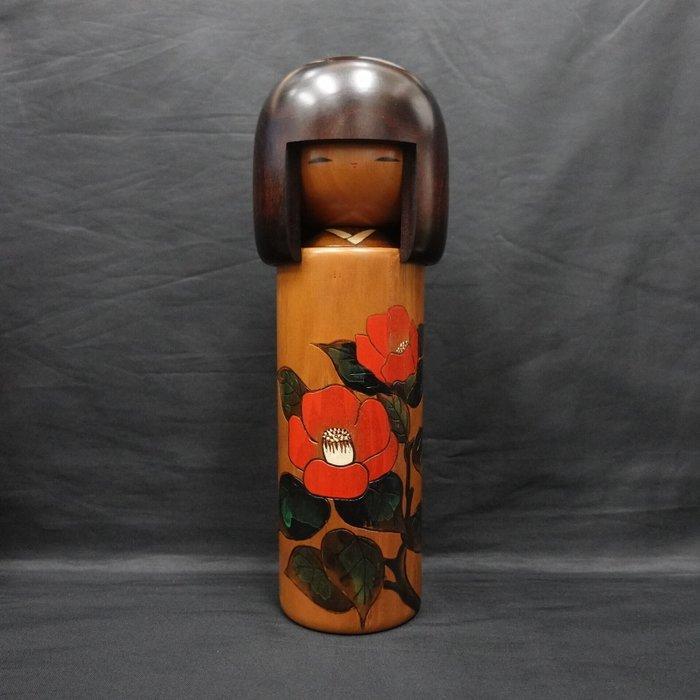 Camellia  / Mooi ontwerp Sosaku Kokeshi  /, Antiek en Kunst, Kunst | Designobjecten