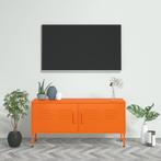 vidaXL Meuble TV Orange 105x35x50 cm Acier, Verzenden