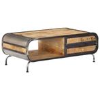 vidaXL Salontafel 100x50x35 cm massief mangohout, Huis en Inrichting, Verzenden, Nieuw