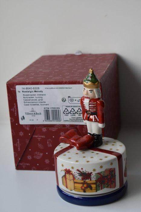 Villeroy & Boch _ ronddraaiende notenkraker muziekdoos - 14, Diversen, Kerst