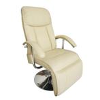 Cremewit Massagestoel | Tweede Kansje | Verwen Jezelf Nu!, Huis en Inrichting, Zetels | Zetels, Verzenden, Minder dan 75 cm, Nieuw