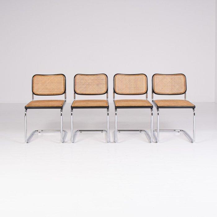 Gavina - Marcel Breuer - Stoel (4) - Cesca - Staal, Vienna, Antiek en Kunst, Antiek | Meubels | Stoelen en Sofa's