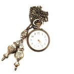 800 zilver antiek zakhorloge - 1850-1900, Handtassen en Accessoires, Nieuw