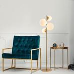 2dekans | Fulgor vloerlamp | metalen frame | glazen kap |, Huis en Inrichting, Lampen | Vloerlampen, Ophalen of Verzenden, Nieuw