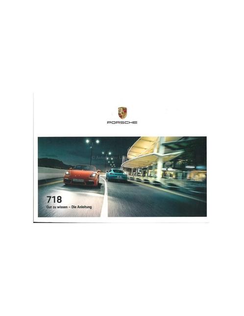 2021 PORSCHE 718 BOXSTER / CAYMAN INSTRUCTIEBOEKJE FRANS, Auto diversen, Handleidingen en Instructieboekjes, Ophalen of Verzenden