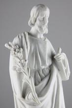 Létu & Mauger - Statue, Saint Joseph - 42 cm - Biscuit de