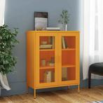 vidaXL Armoire de rangement Jaune moutarde 80x35x101,5, Maison & Meubles, Verzenden, Neuf