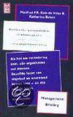 Mentaliteitsverandering in organisaties / Management, Boeken, Verzenden, Gelezen, M.F.R. Kets de Vries