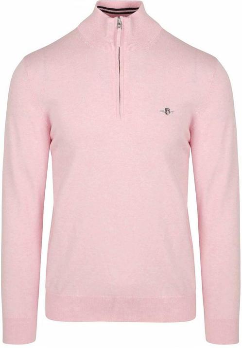 Gant Half Zip Trui Lichtroze maat Maat 52/54 (L) Heren, Vêtements | Hommes, Pulls & Vestes, Envoi
