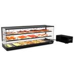 Tapasvitrine | LOGIC | Zwart | 6x 1/3 GN | +2°C/+6°C |, Zakelijke goederen, Verzenden, Nieuw in verpakking