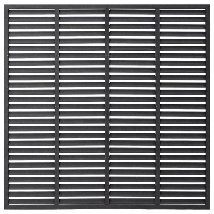 Lamellen Scherm 180x180 grijs | Retour deal voor privacy, Tuin en Terras, Tuinhekken en Hekwerk, Nieuw, Kunststof, Tuinhek, Verzenden