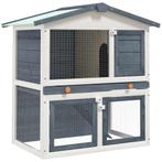 Konijnenhok Deal! -40% | Ruim Houten Hok met 2 Verdiepen..., Dieren en Toebehoren, Verzenden, Nieuw, 90 cm of meer, Konijn