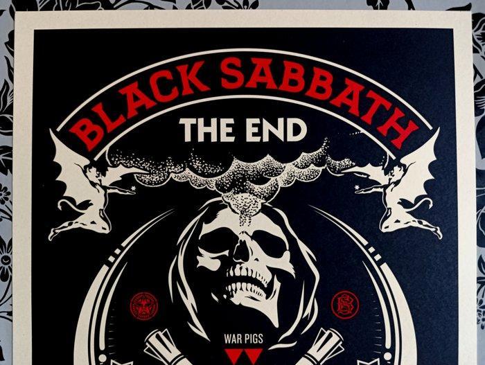 Shepard Fairey (OBEY) (1970) - Black Sabbath - THE END, Antiek en Kunst, Kunst | Designobjecten