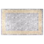 vidaXL Vloerkleed wasbaar anti-slip 80x150 cm grijs, Huis en Inrichting, Stoffering | Tapijten en Vloerkleden, Verzenden, Nieuw