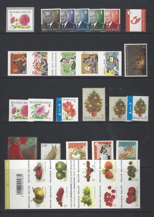 België 2007 - de volledige jaargang, Postzegels en Munten, Postzegels | Europa | België