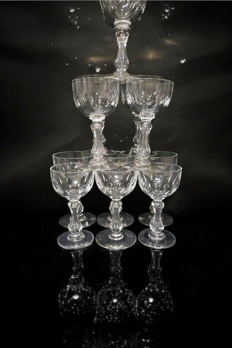 Val Saint Lambert - Drinkservies - Olivier - Kristal - 12, Antiek en Kunst, Antiek | Glaswerk en Kristal
