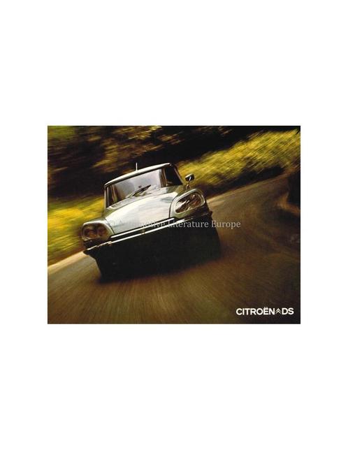 1972 CITROEN D SERIES PROGRAMMA BROCHURE FRANS, Boeken, Auto's | Folders en Tijdschriften, Ophalen of Verzenden
