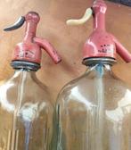 Siphon (2) - relief géométrique, Antiek en Kunst