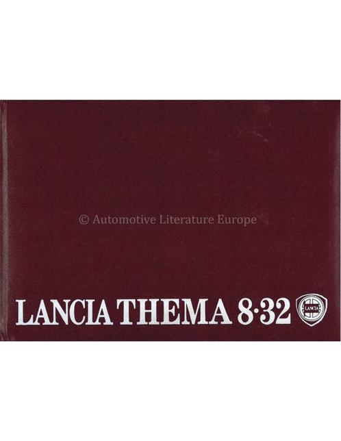 1986 LANCIA THEMA 8.32 INSTRUCTIEBOEKJE ITALIAANS, Autos : Divers, Modes d'emploi & Notices d'utilisation, Enlèvement ou Envoi
