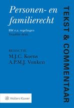 Personen- en Familierecht / Tekst & Commentaar 9789013166651, Boeken, Verzenden, Zo goed als nieuw