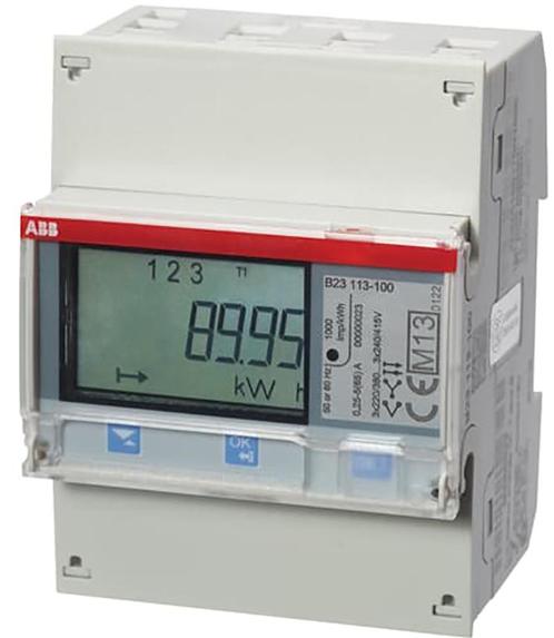 ABB Systeem Pro M Compacte Elektriciteitsmeter -, Doe-het-zelf en Bouw, Elektriciteit en Kabels, Verzenden