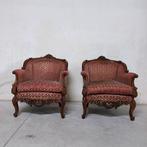 Fauteuil (2) - Paar fauteuils - Walnoot