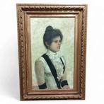 Giuseppe De Sanctis (1858-1924) - Fanciulla in abito bianco, Antiek en Kunst