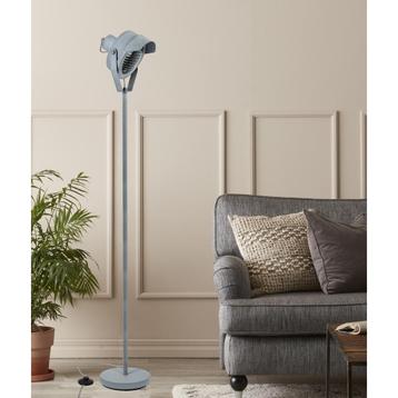Staande lampen Moderne Leeslamp Stage staande vloerlamp grij, Verzenden