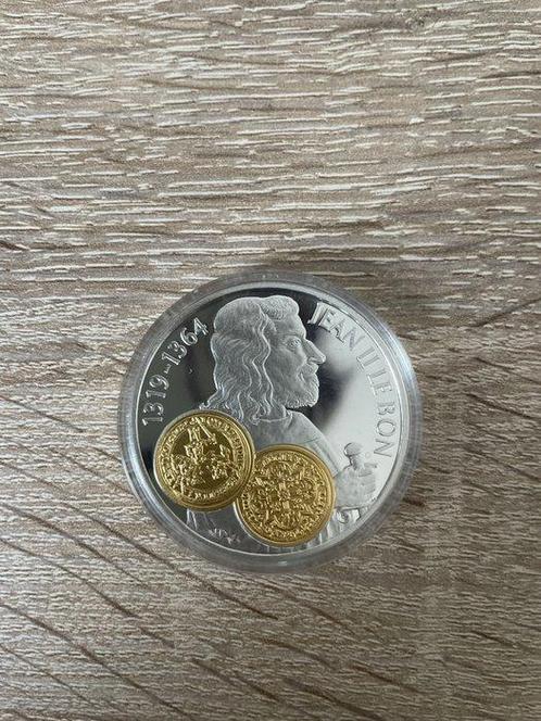 Nederlandse Antillen. 10 Gulden 2001 John II Franc dor a, Postzegels en Munten, Munten | Europa | Niet-Euromunten