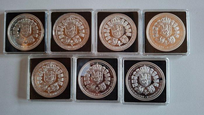 België - Belgisch erfgoed en de monarchie. Met Certificaat, Postzegels en Munten, Munten | Europa | Niet-Euromunten