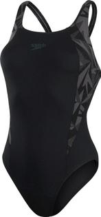 Speedo Hyper Boom Splice Muscleback Dames - Zwart / Grijs..., Vêtements | Femmes, Sous-vêtements & Lingerie, Verzenden