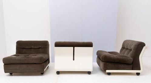 B&B Italia - Mario Bellini, Amanta - Fauteuil (3) - Fluweel,, Antiquités & Art, Art | Objets design