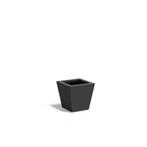 Aluminium plantenbak taps 40x40x40cm - Met bodem, Minder dan 60 cm, Vierkant, Nieuw, Metaal