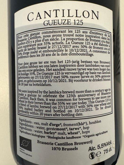 Cantillon - Gueuze 125 - 75cl, Collections, Vins