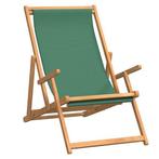 Groene Teak Strandstoel | OP = OP | 68% Voordeel (tuinstoel), Tuin en Terras, Tuinstoelen, Verzenden, Nieuw, Teakhout, Inklapbaar