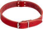 JV Vetleder halsband rood 16mmx40cm, Dieren en Toebehoren, Hondenhalsbanden en Penningen, Nieuw