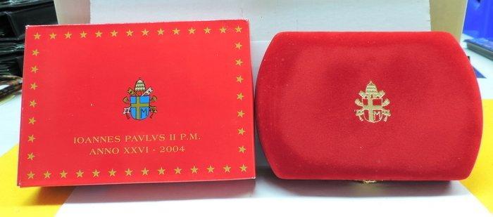 Vaticaan. Proof Set 2004 (incl. medaglia in argento) (Zonder, Timbres & Monnaies, Monnaies | Europe | Monnaies euro