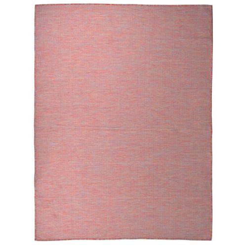 vidaXL Buitenkleed platgeweven 120x170 cm rood, Huis en Inrichting, Stoffering | Tapijten en Vloerkleden, Nieuw, Verzenden