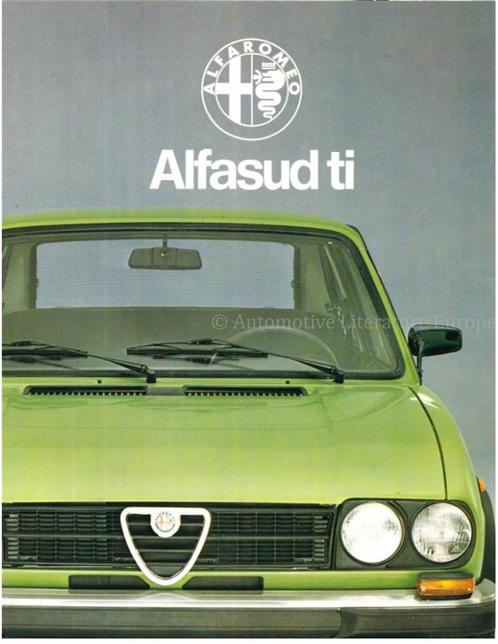 1978 ALFA ROMEO ALFASUD TI BROCHURE NEDERLANDS, Boeken, Auto's | Folders en Tijdschriften