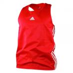 Adidas Amateur Boxing Tank Top Lightweight Rood Wit, Kleding | Heren, Sportkleding, Verzenden, Vechtsport, Nieuw, Adidas