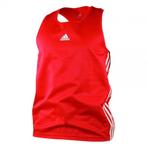 Adidas Amateur Boxing Tank Top Lightweight Rood Wit, Nieuw, Maat 46 (S) of kleiner, Adidas, Vechtsport