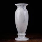 Elegante vaas in wit marmer van Ibiza. - Hoogte: 255 mm -, Antiek en Kunst
