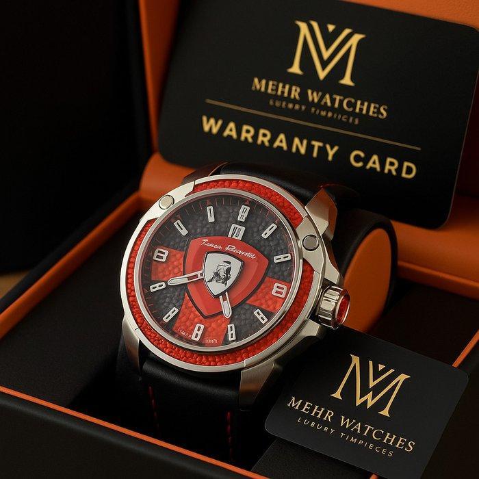 Tonino Lamborghini - Drive - Zonder Minimumprijs - Red, Handtassen en Accessoires, Horloges | Heren