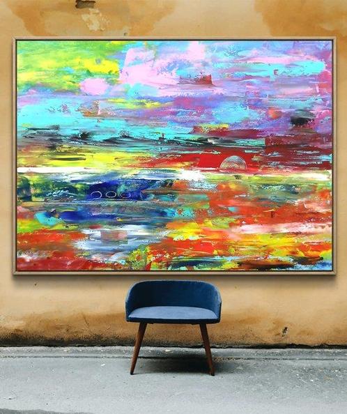 CARDUSU - UN PARAISO - XXL -, Antiek en Kunst, Kunst | Schilderijen | Modern