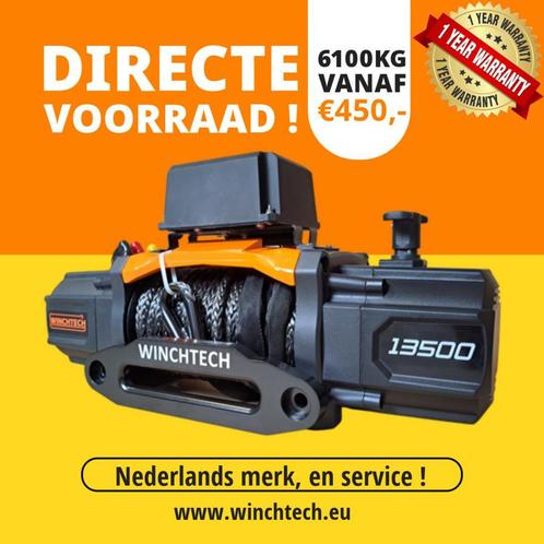 Elektrische winch 12v met draadloze afstandsbediening , Lier, Auto diversen, Overige Auto diversen, Ophalen of Verzenden