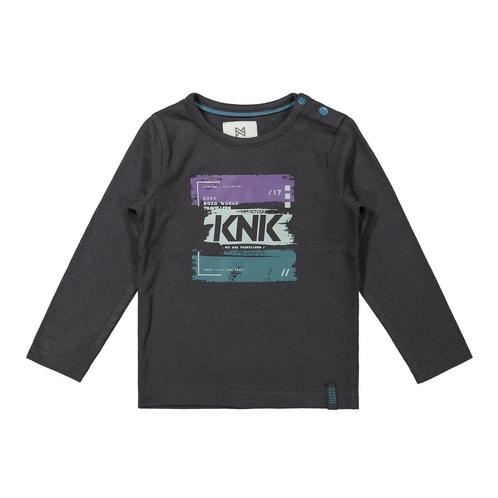 Koko Noko - Longsleeve KNK Dark Grey, Enfants & Bébés, Vêtements enfant | Taille 128, Enlèvement ou Envoi