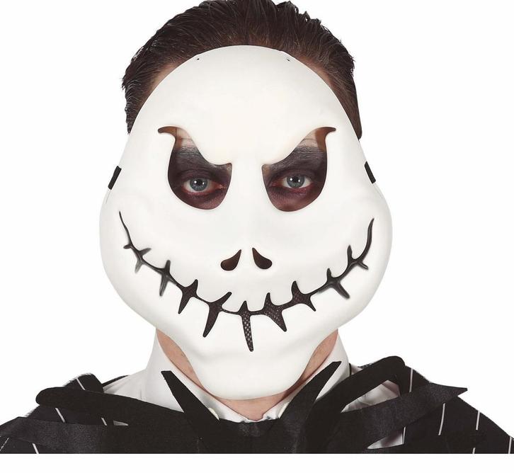 Witte Halloween Masker Spook, Hobby en Vrije tijd, Feestartikelen, Nieuw, Verzenden