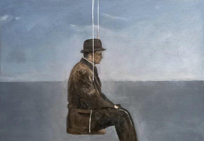 GONZHO - Escapando (No reserve), Antiek en Kunst, Kunst | Schilderijen | Modern